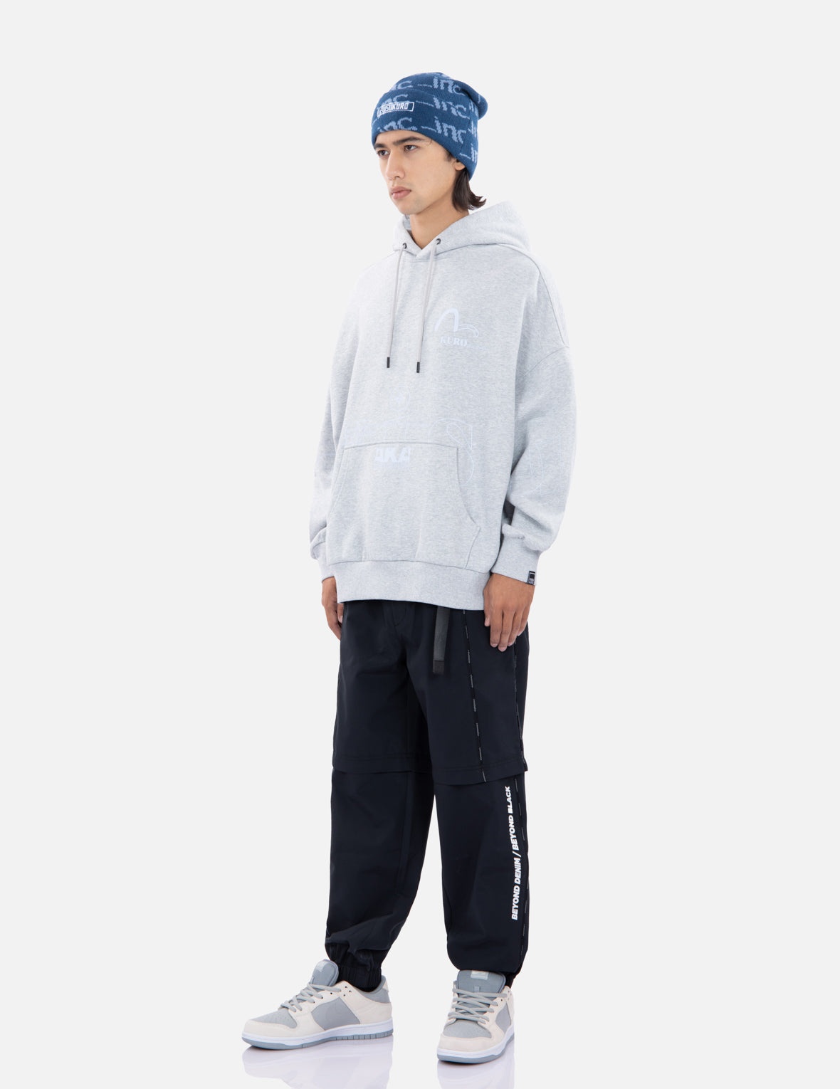 Logo Print Oversized Hoodie - 3