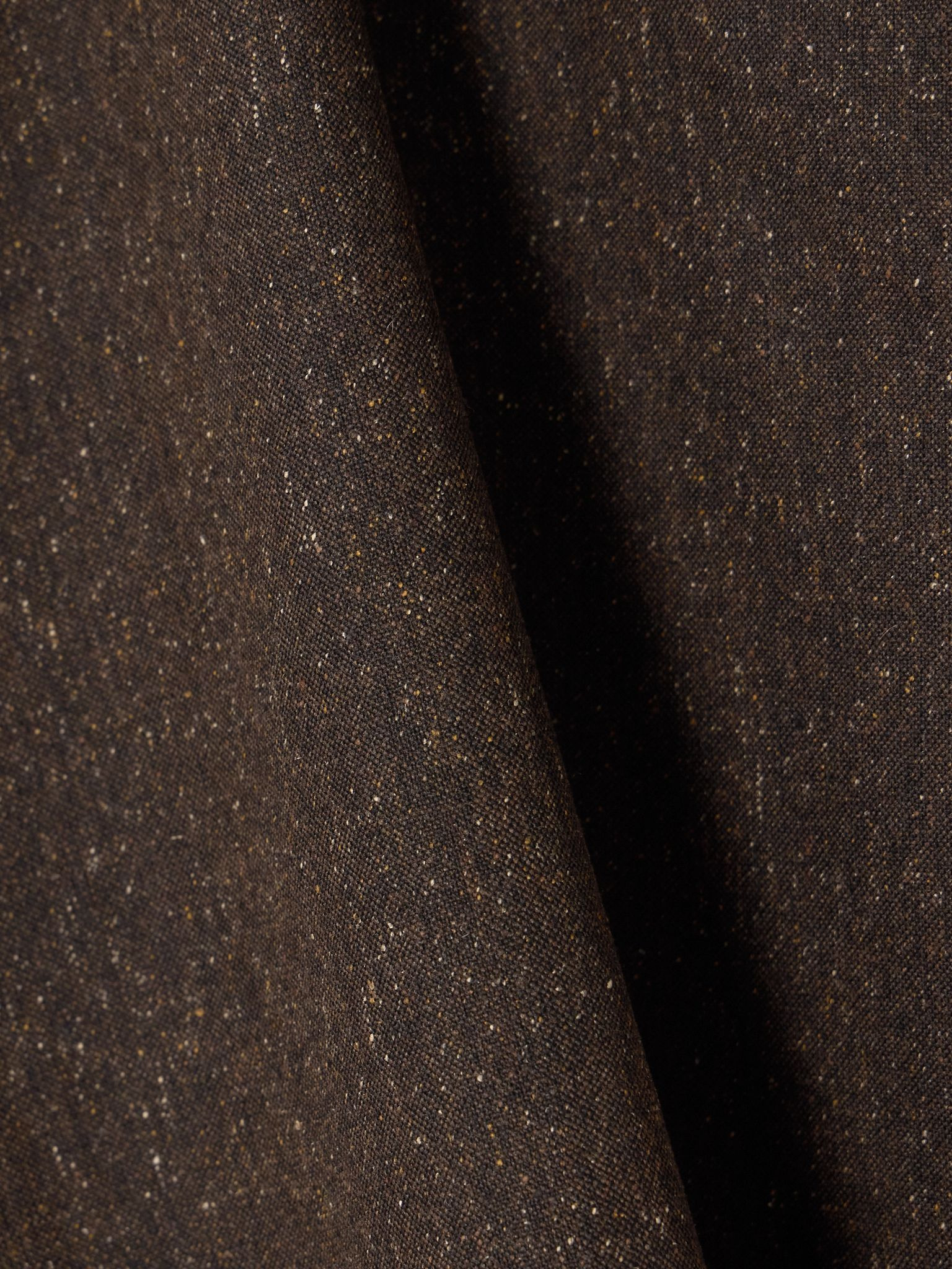 Sussex wool-blend midi skirt Brown - 4