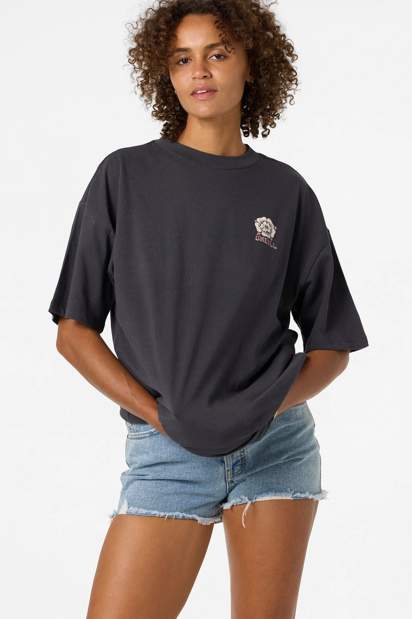 Adorned Oversized Tee - 1