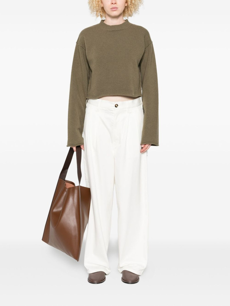 SOFIE D'HOORE Metsu cropped wool sweater outlook