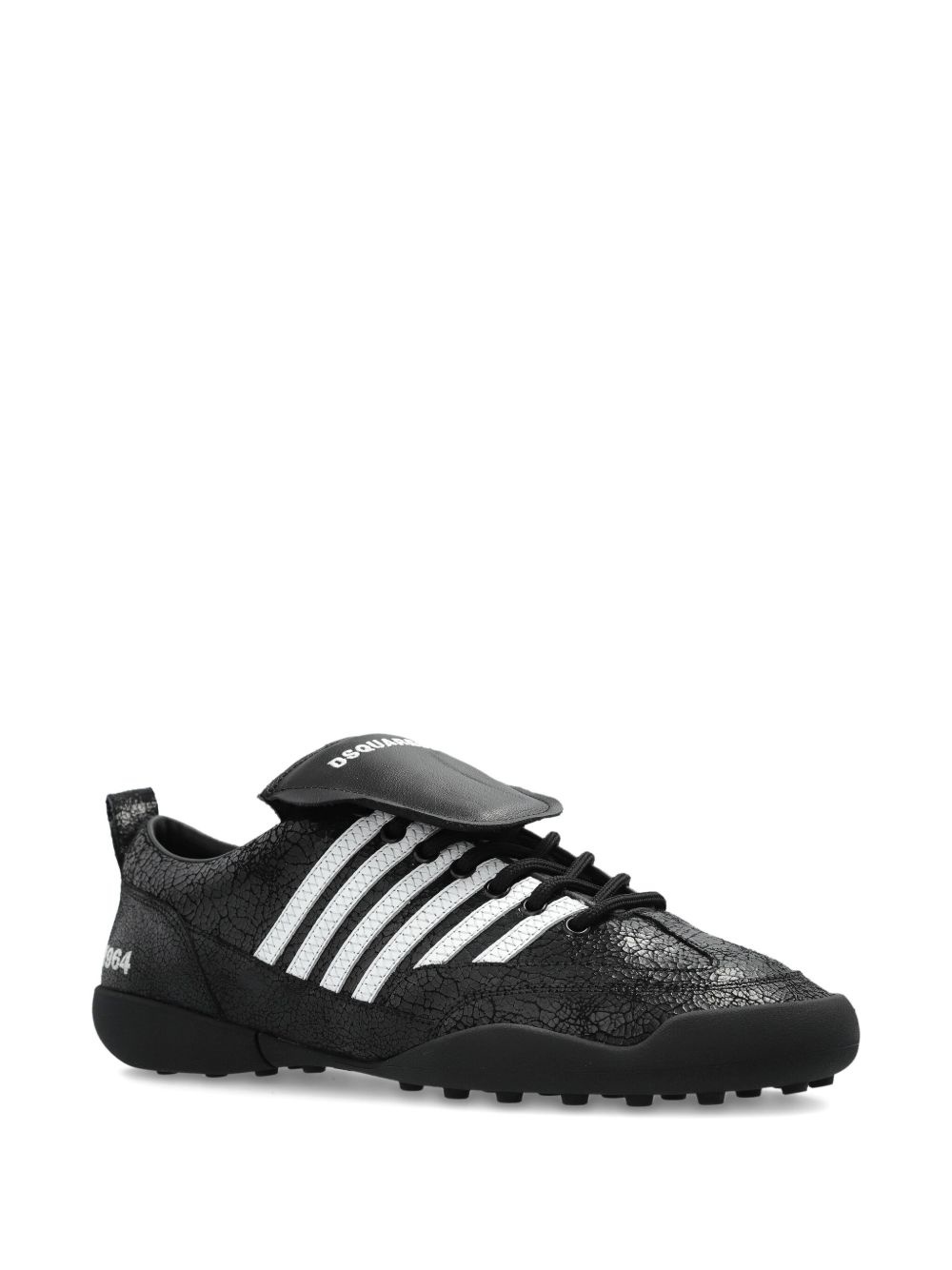 stripe-detail leather sneakers - 2