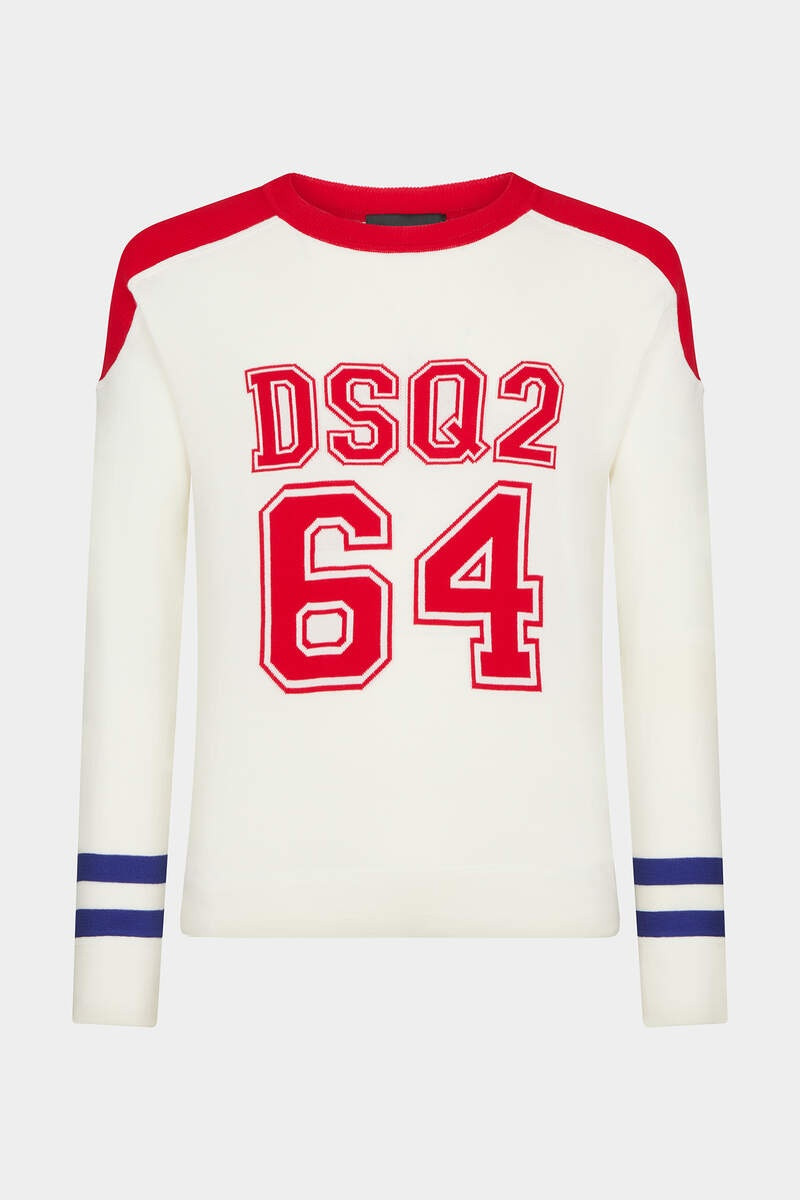 DSQ2 64 KNIT CREWNECK PULLOVER 1
