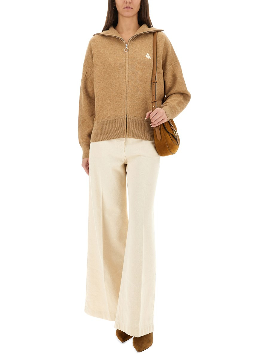 COTTON AND WOOL BLEND AXELLE SWEATER - 2