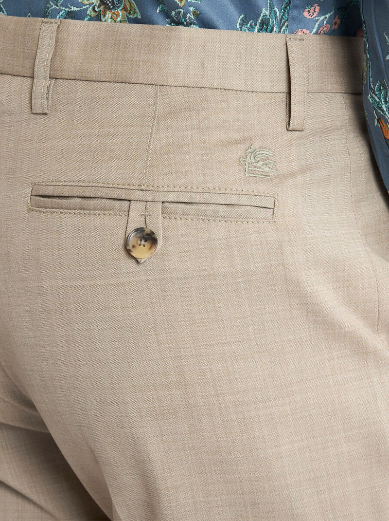 Etro TAILORED WOOL TROUSERS outlook