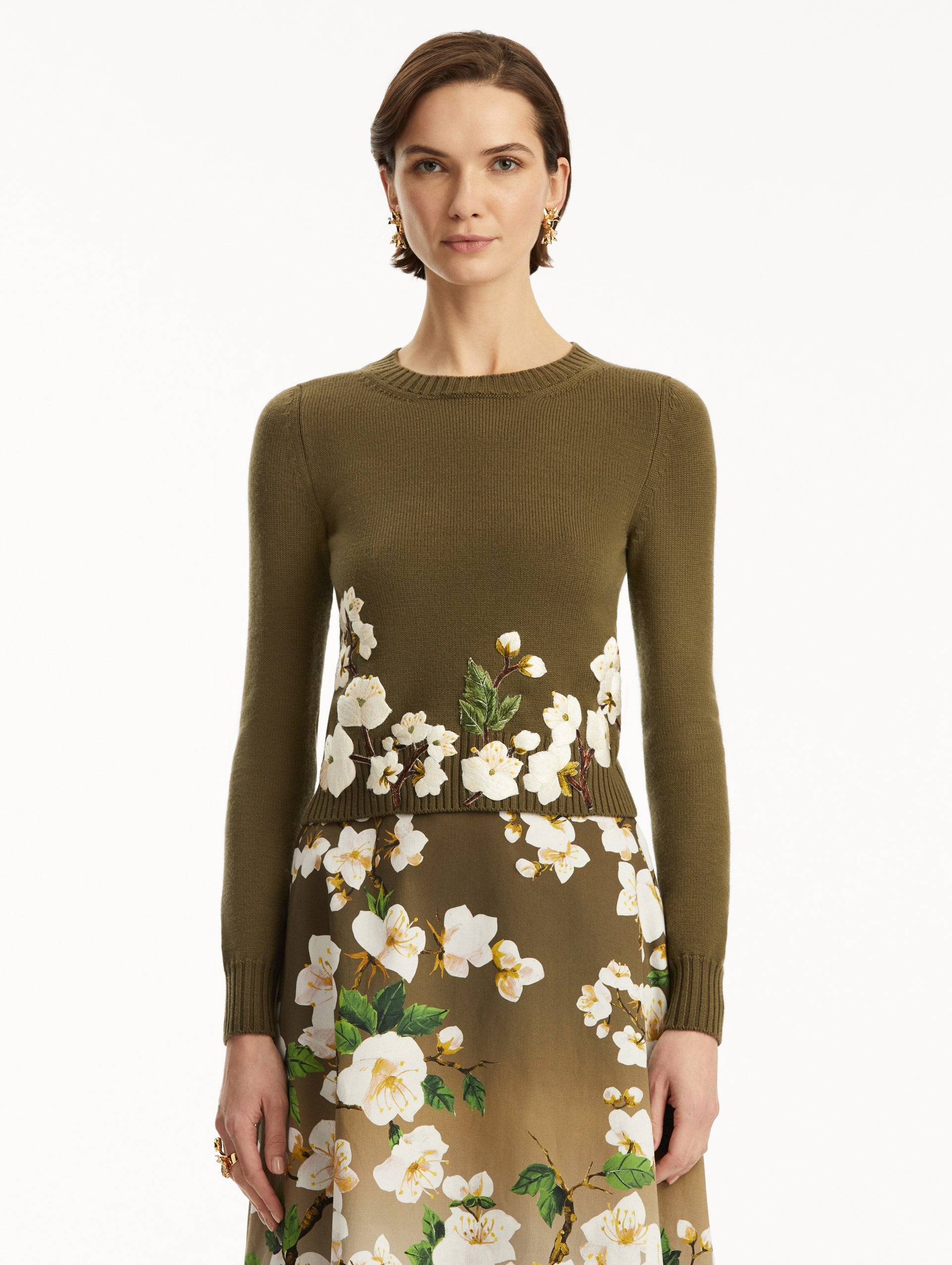 CHERRY BLOSSOM THREADWORK PULLOVER - 2