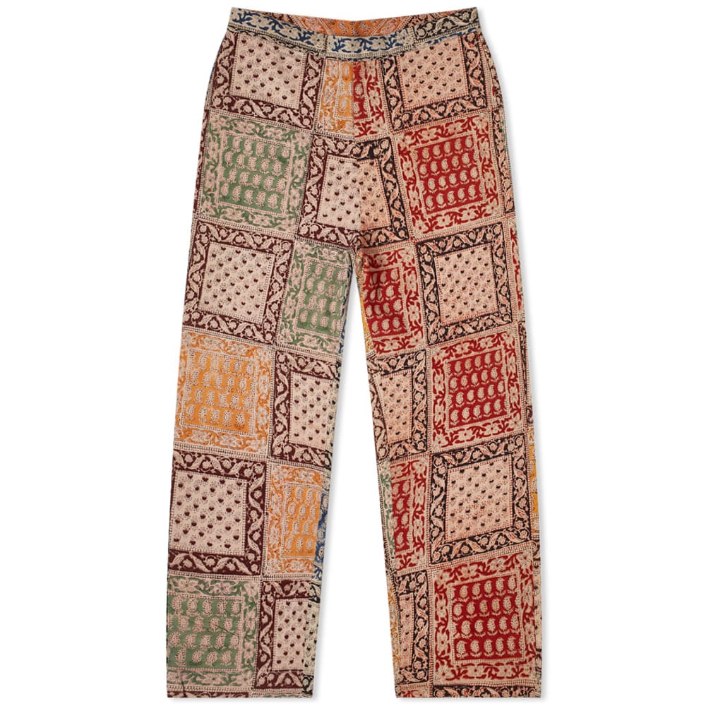 Beams Plus Block Print Drawstring Trouser - 1