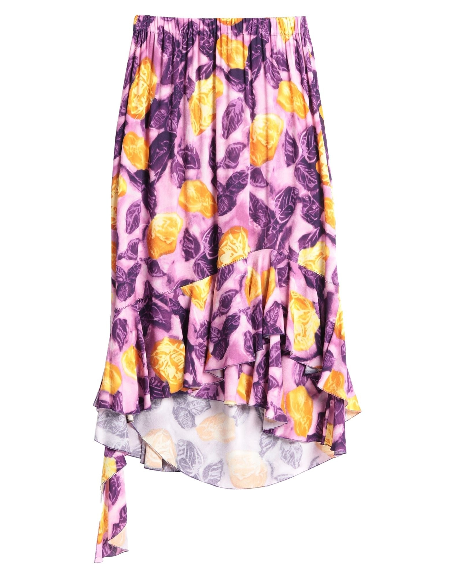 Purple Women's Midi Skirt - 1