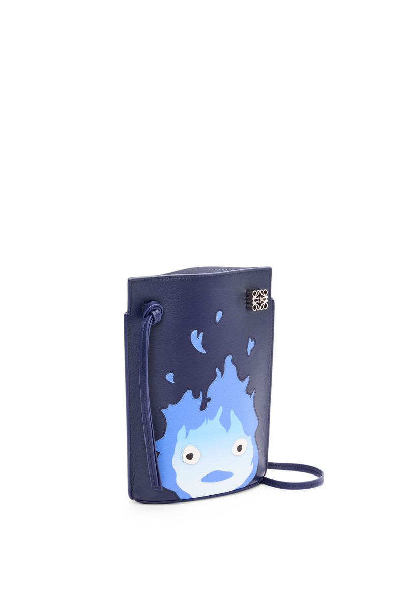 Calcifer dice pocket in classic calfskin 3