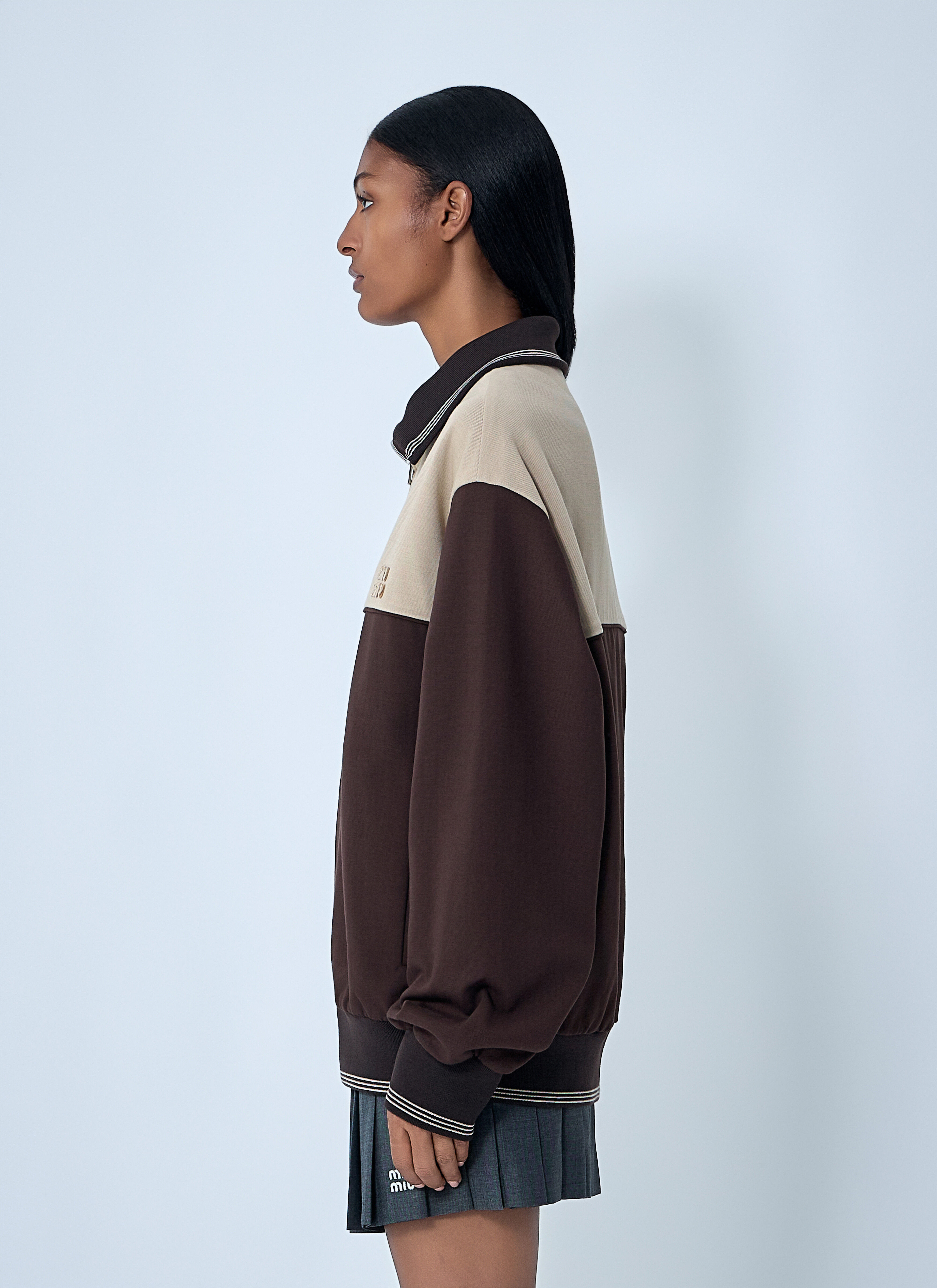 Contrast Panel Jacket - 3