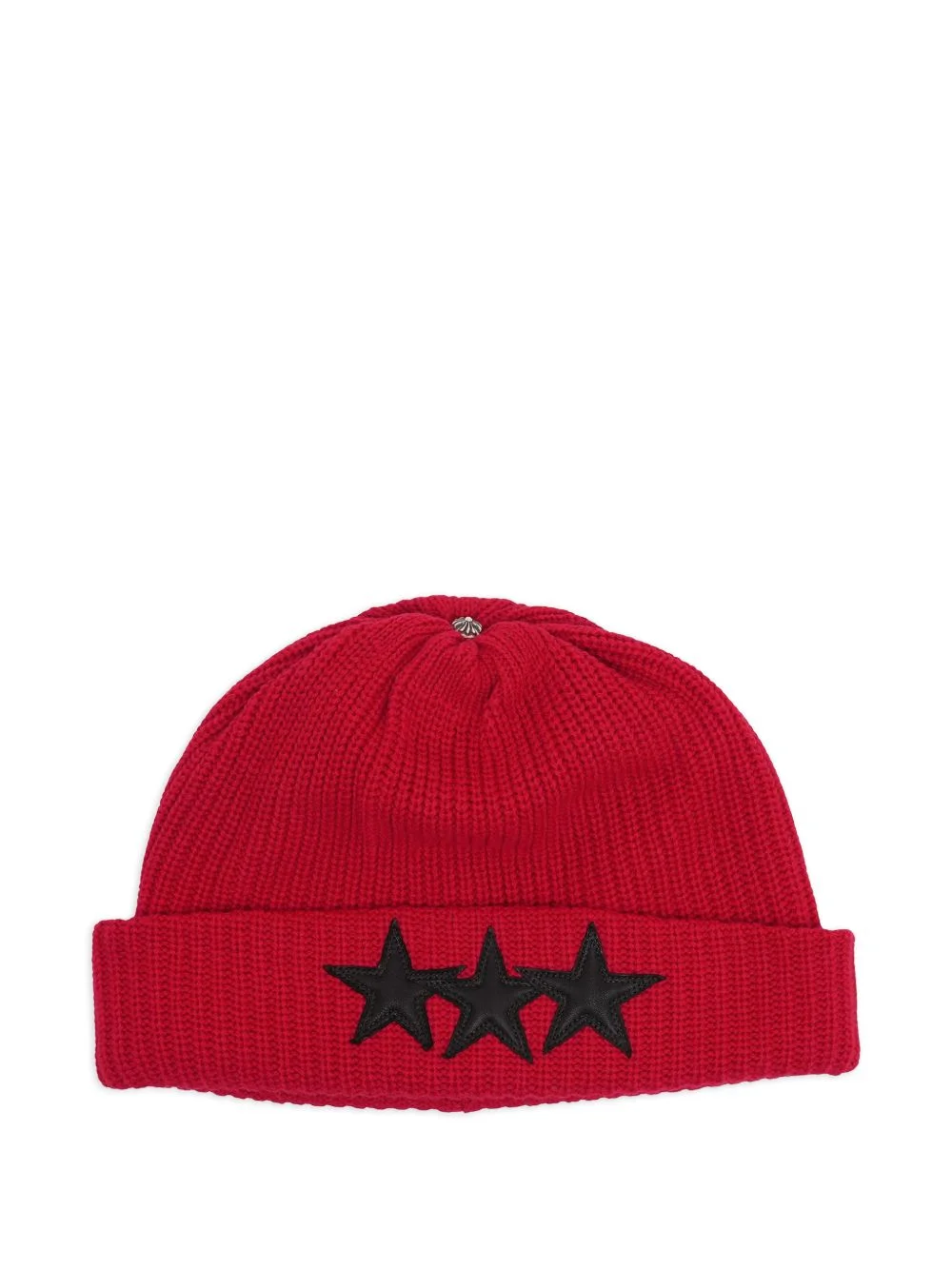 star-patch beanie hat - 1