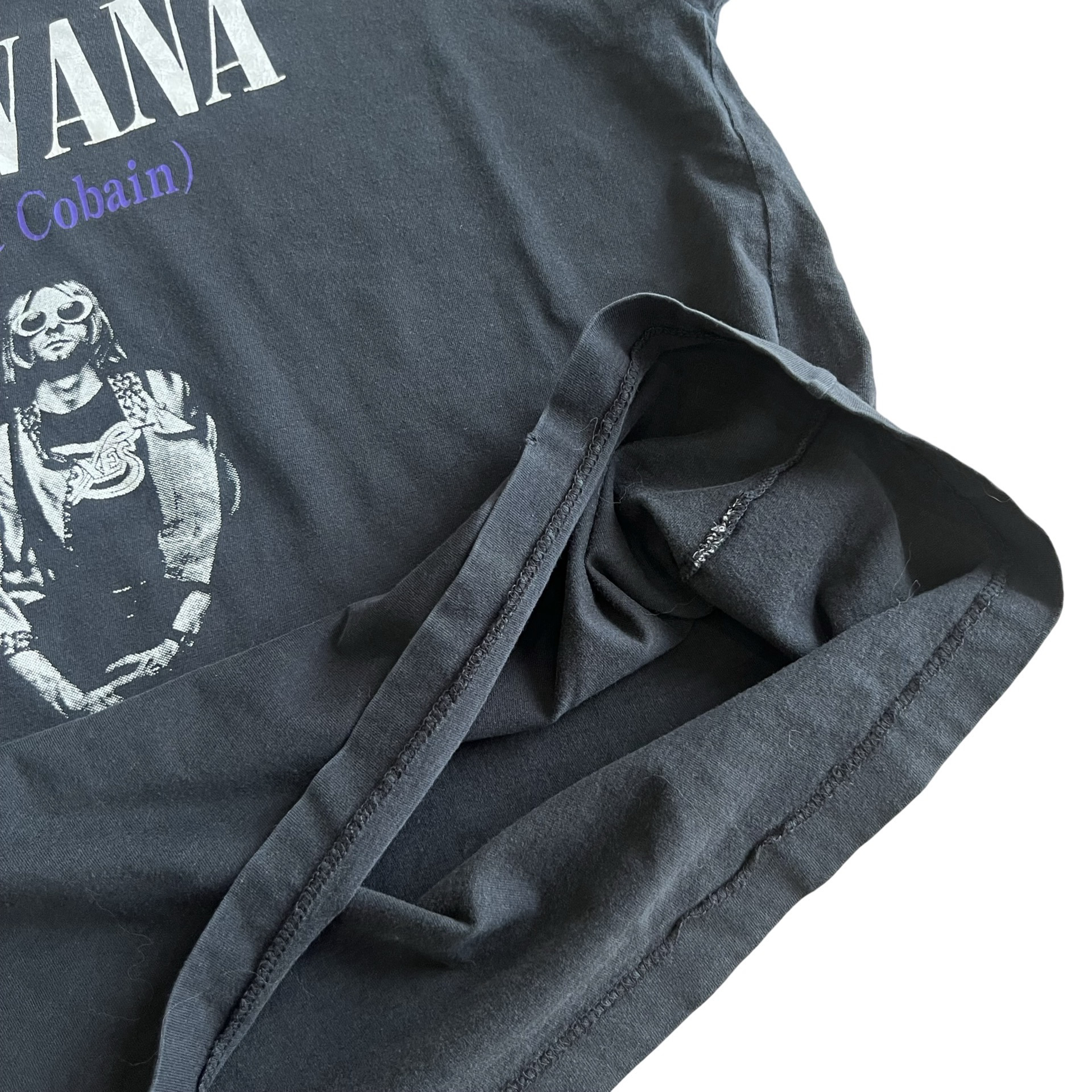 Final Blow - Vintage 90s Nirvana Kurt Cobain Bootleg T-Shirt SZ M/L - 8