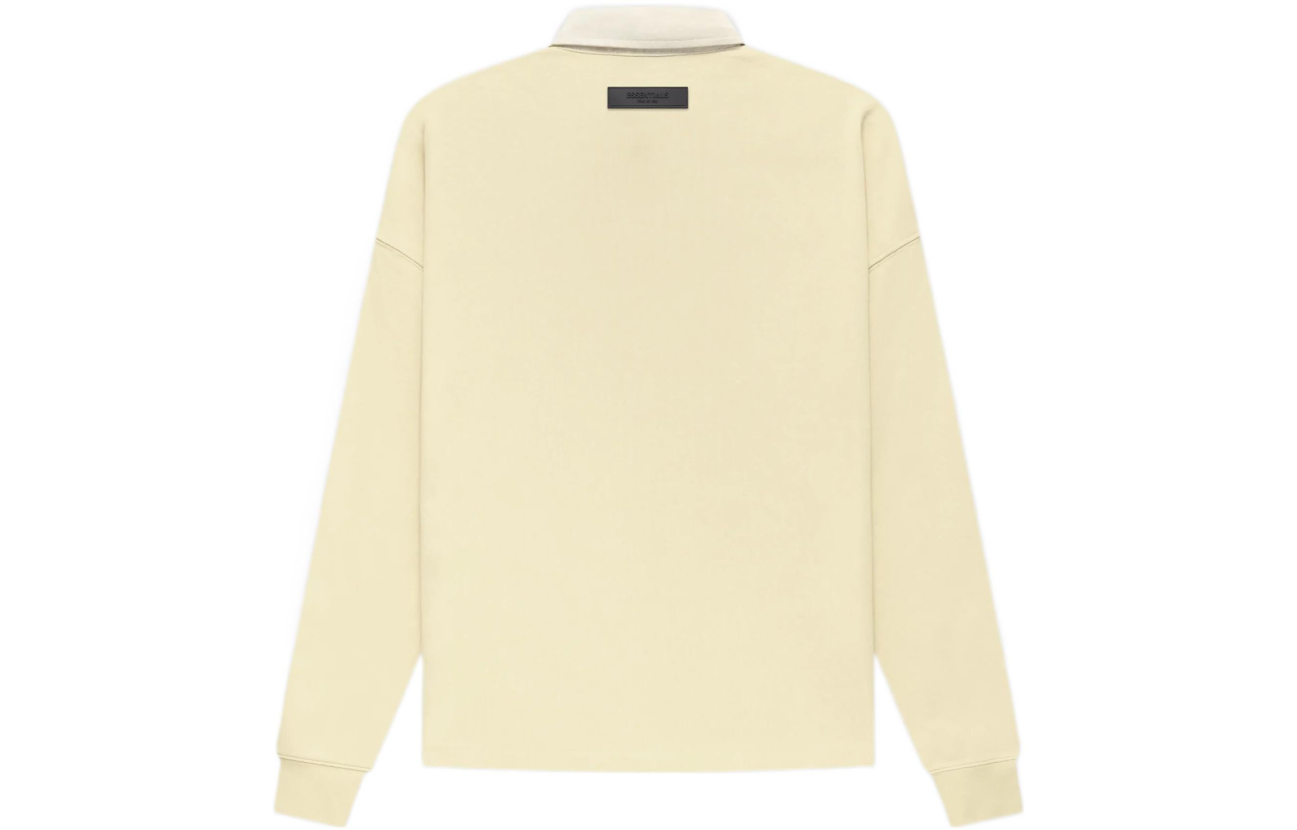 Fear of God Essentials FW22 Henley Rugby Polo 'Canary' FOG-FW22-338 - 2