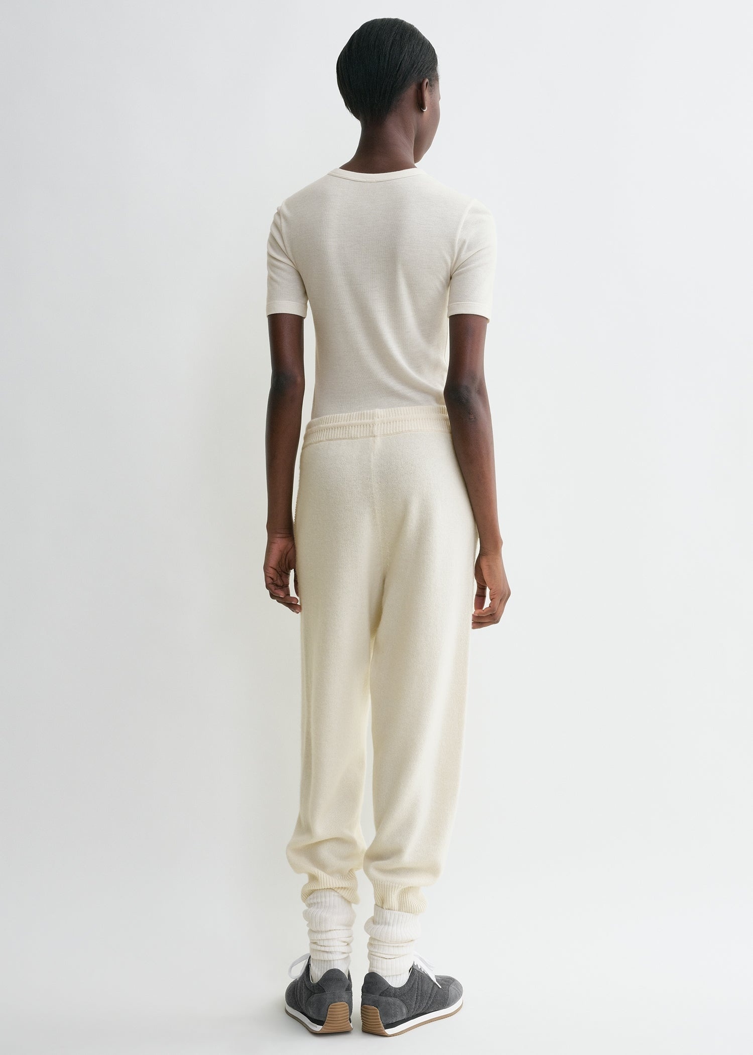 Classic rib tee winter white - 5
