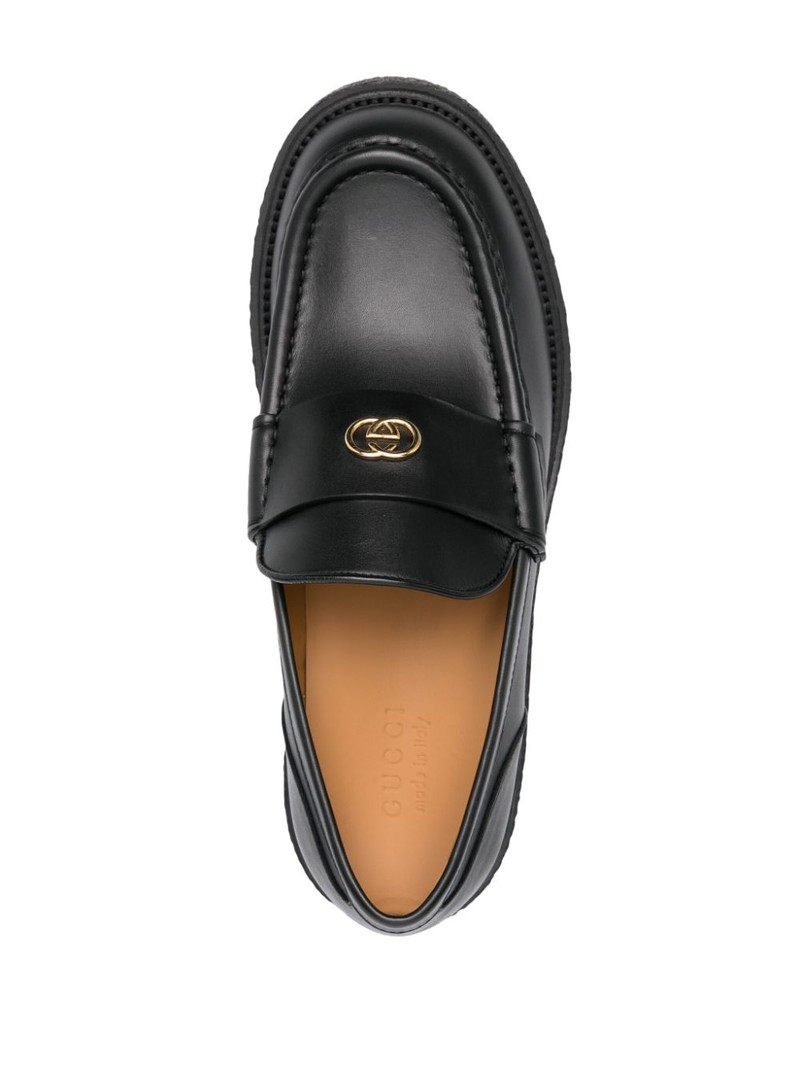 Menen Interlocking G-plaque loafers 4