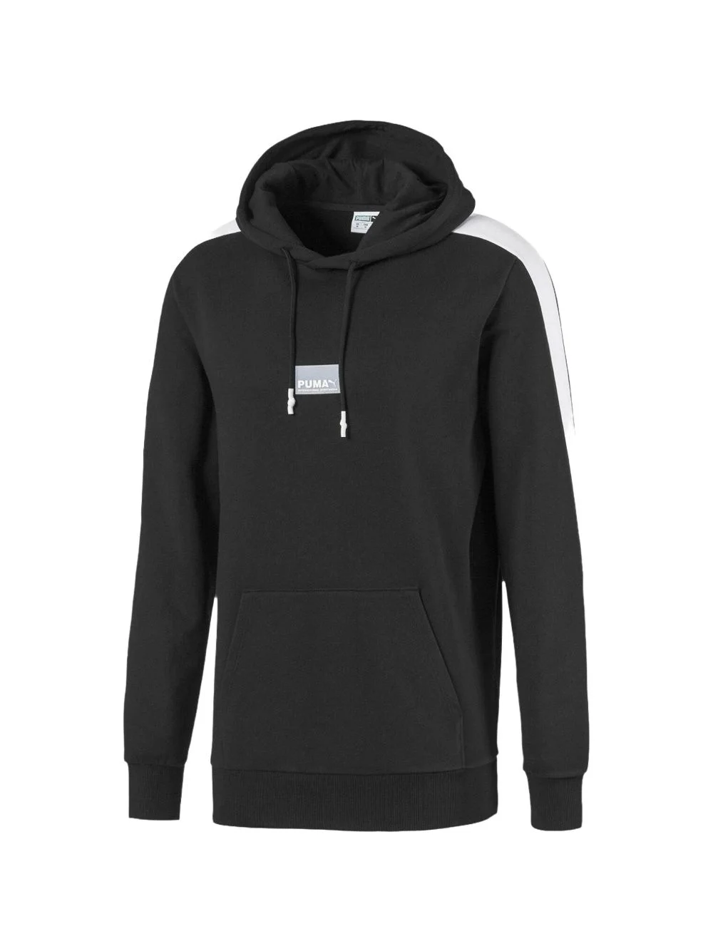 logo-plaque hoodie - 1