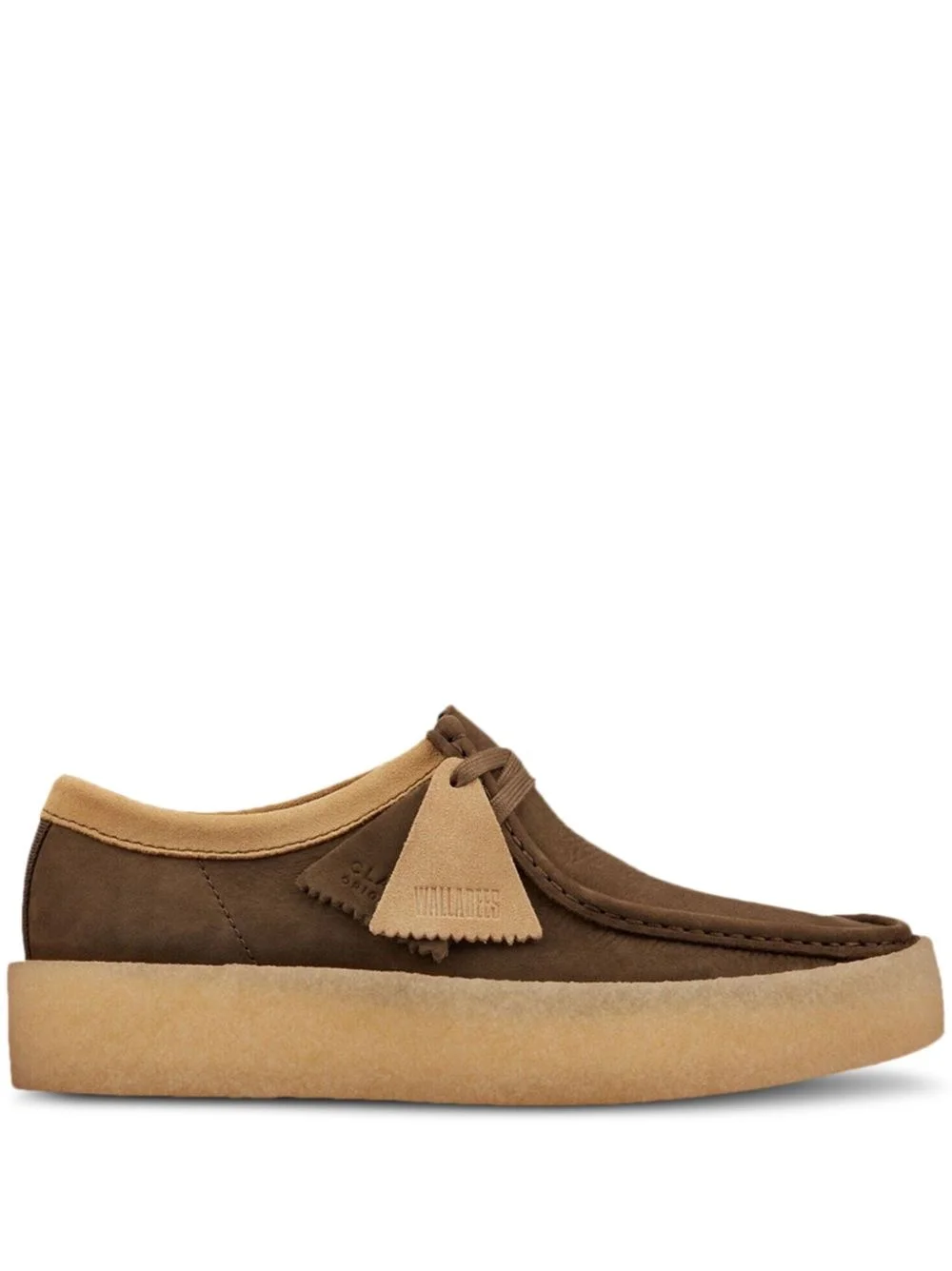 Wallabee Cup "DARK GREEN NUBUCK" sneakers - 1