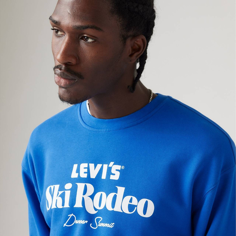 RELAXED GRAPHIC CREWNECK SWEATSHIRT 5