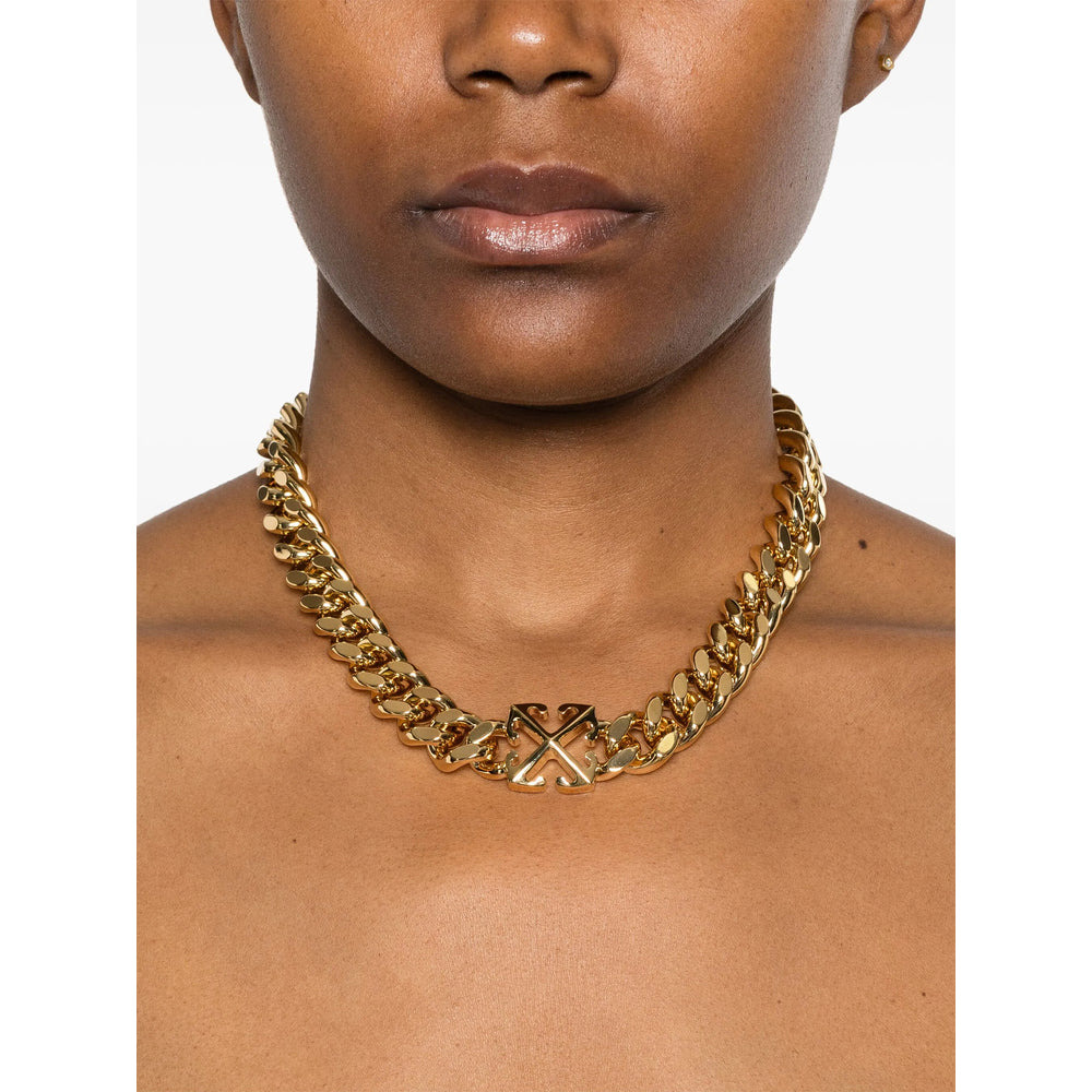 Off-White Gold Necklaces Women - 3