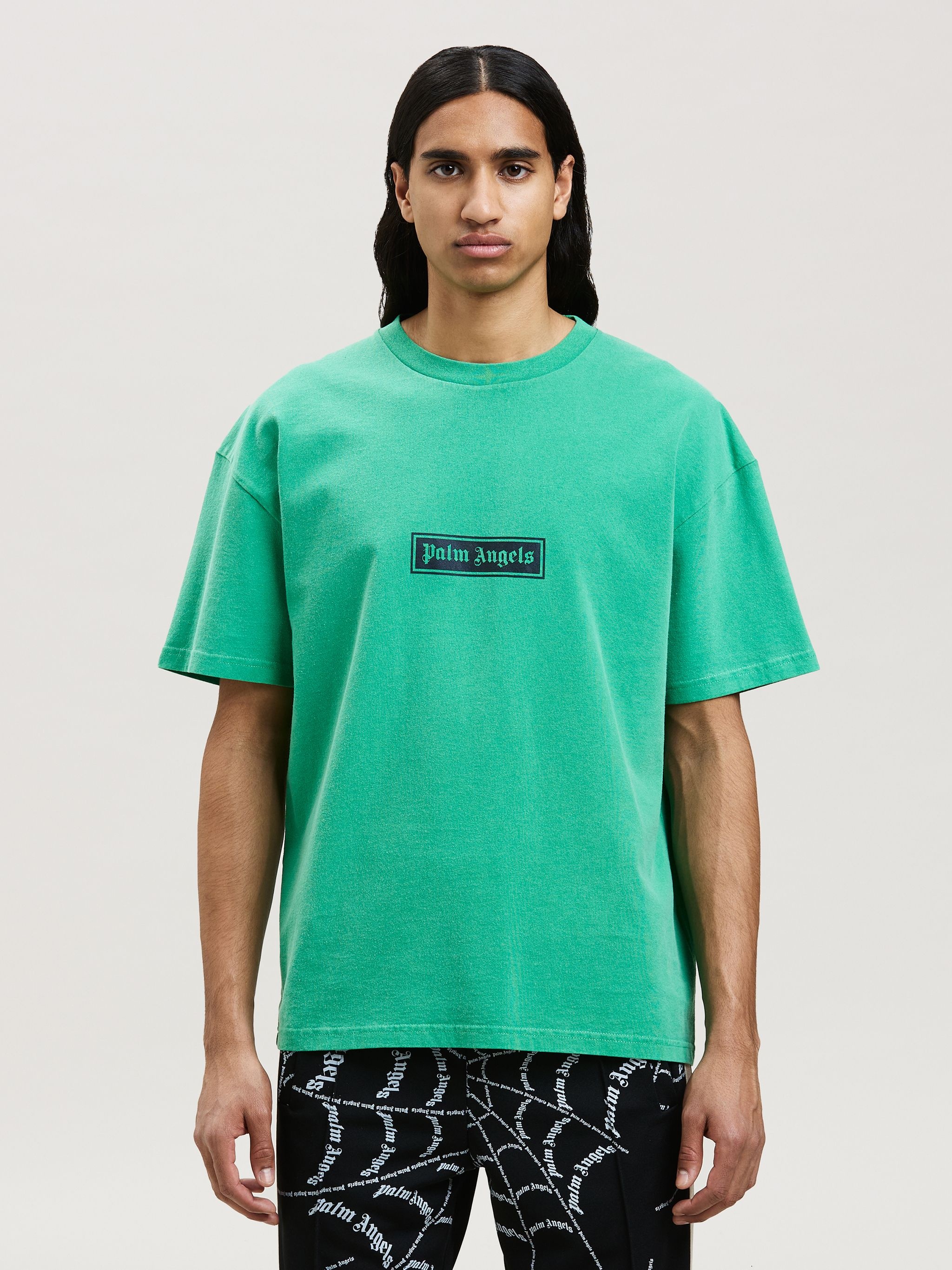 GARMENT DYE BOX LOGO TEE - 3