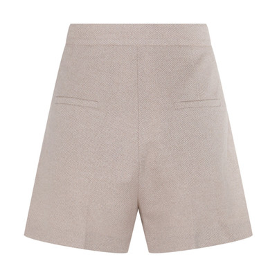 Max Mara beige cotton shorts outlook