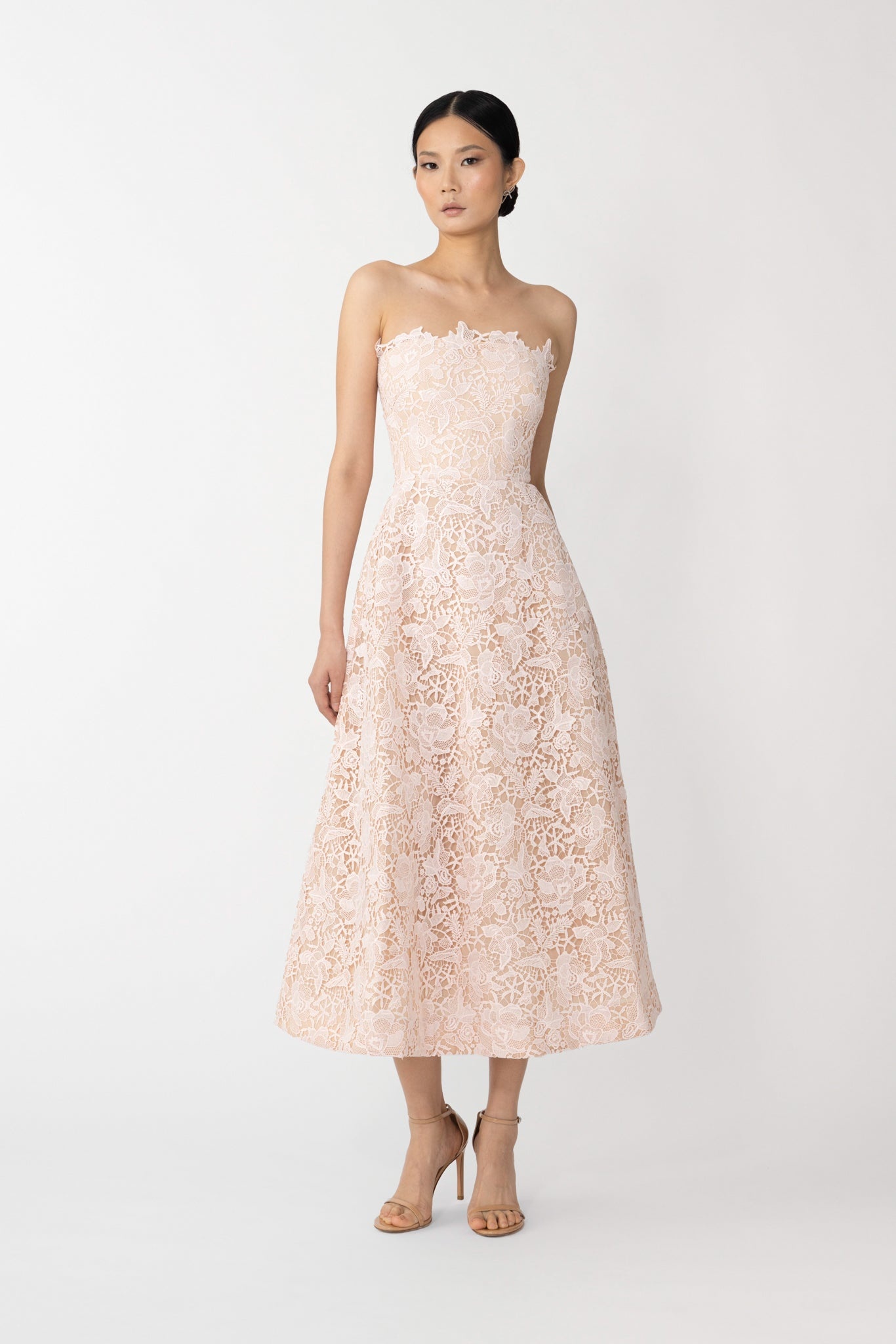 ROSALIA LACE MIDI DRESS - 3