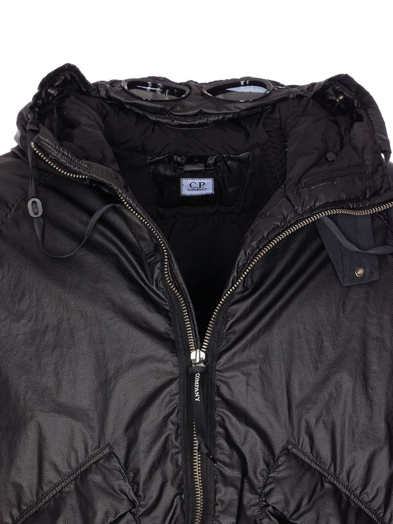 Lens-detail hooded jacket 4
