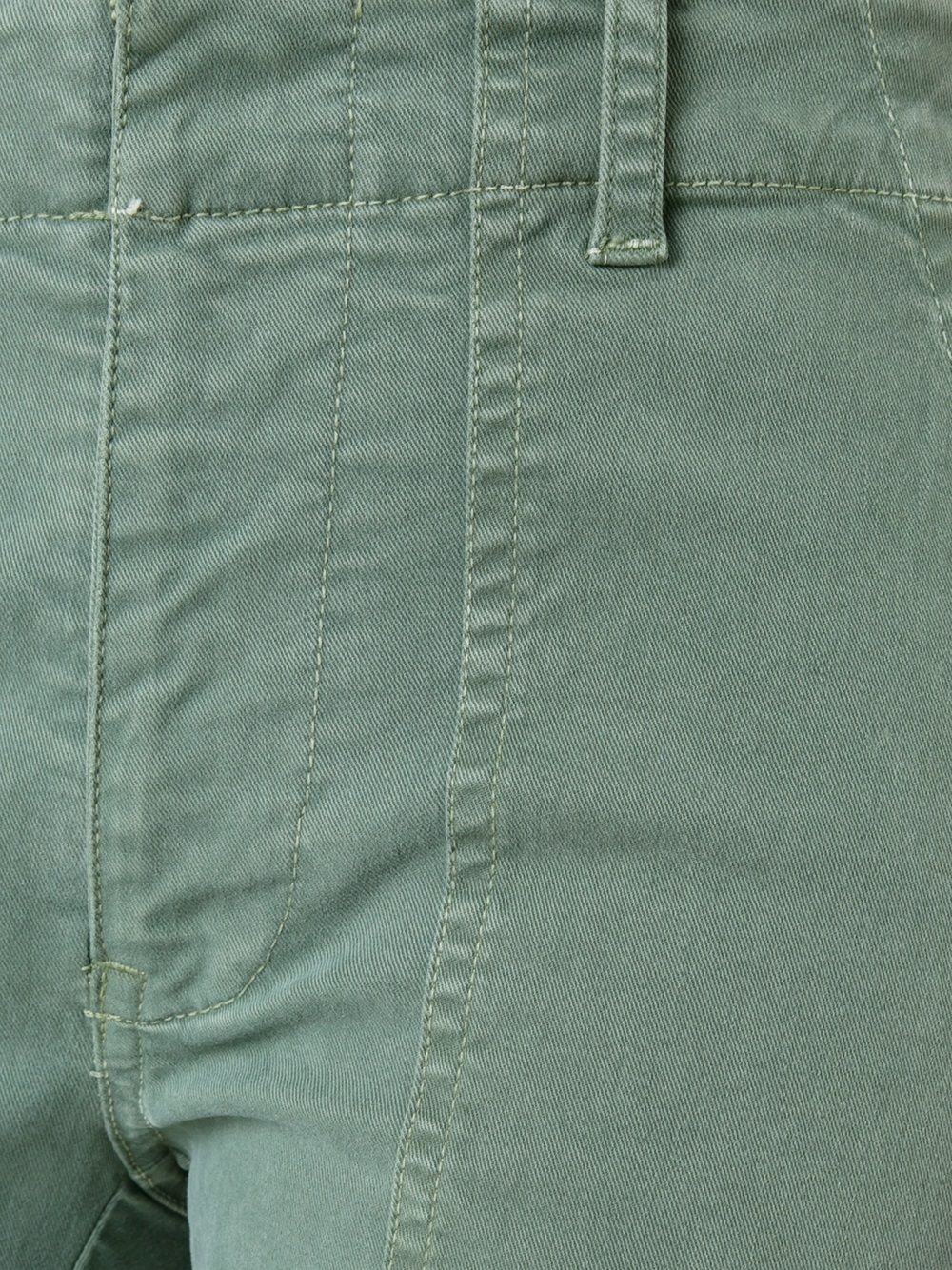 elasticated hem cropped trousers - 5