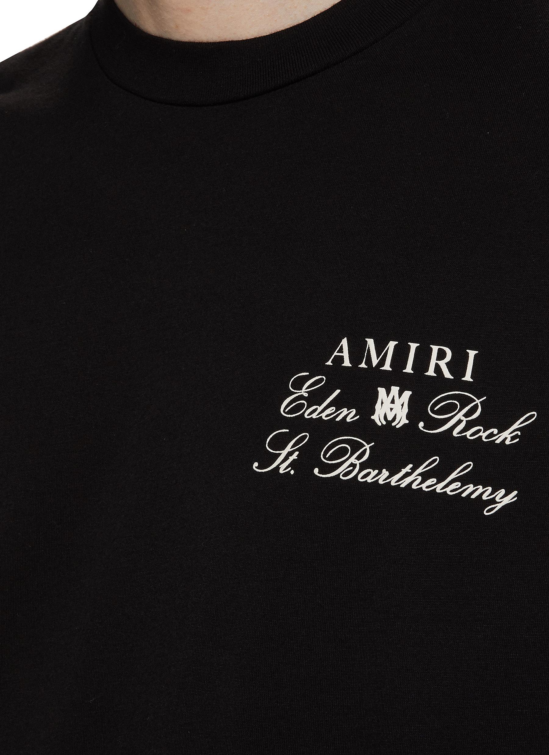 Amiri Eden Rock Tシャツ ホワイト トロピカルグラフィック Buy Amiri Eden Rock Airbrush Tee 'Black' - PF23MJG042 001