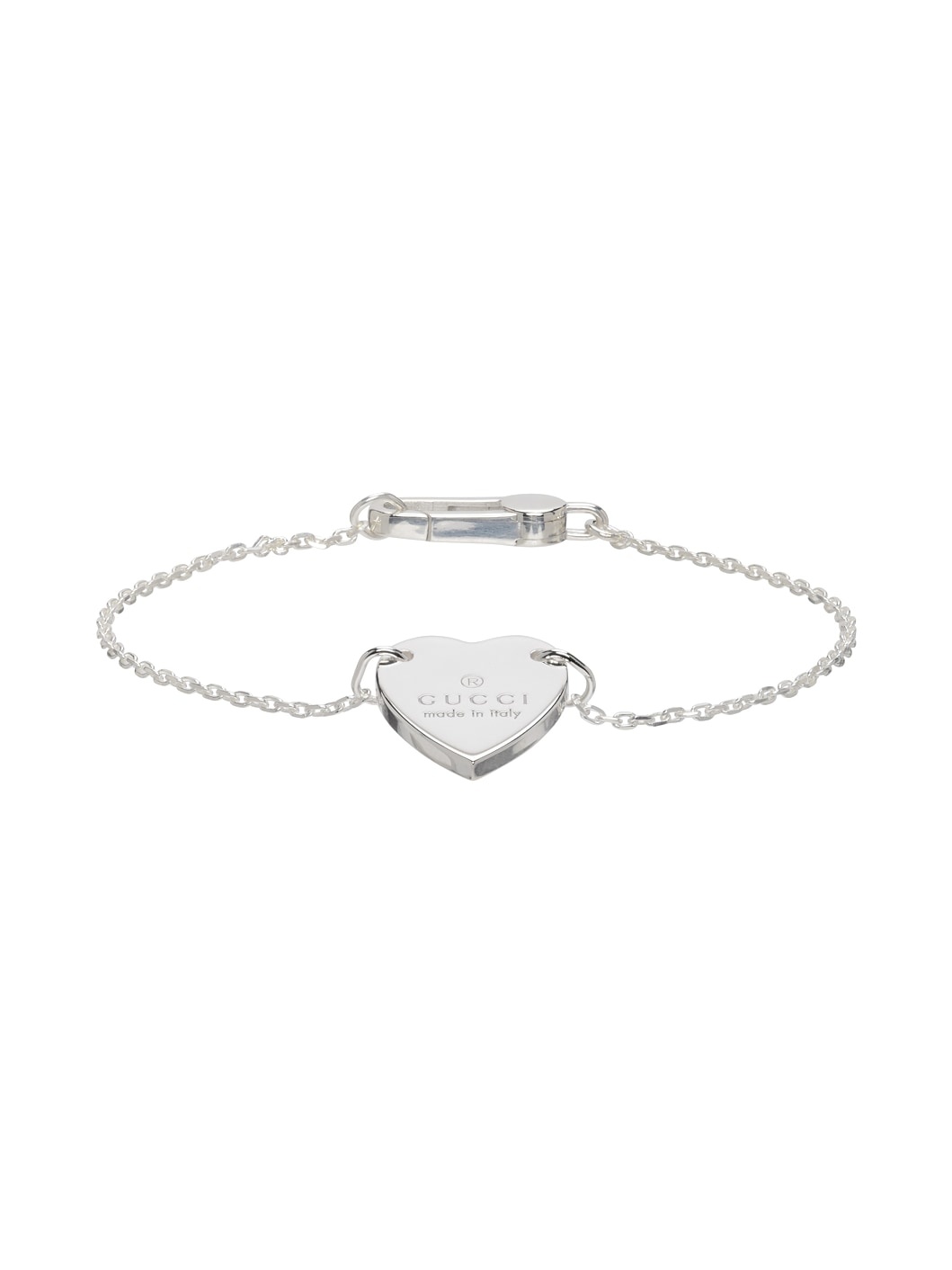 Silver Trademark Heart Bracelet - 6