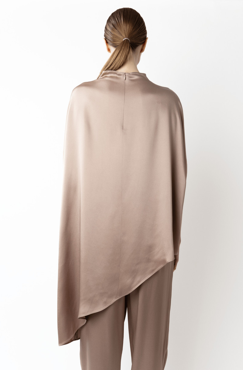 Satin Asymmetric Cape Top 3