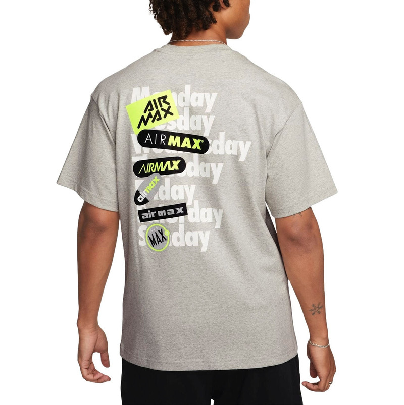 Nike Nike Air Max Day T-Shirt Asia Sizing 'Grey' FZ7619-050 outlook