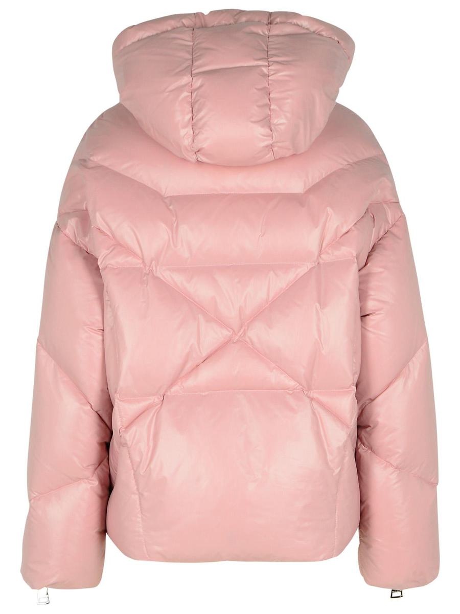 Khrisjoy 'Shiny' Pink Polyamide Down Jacket - 3