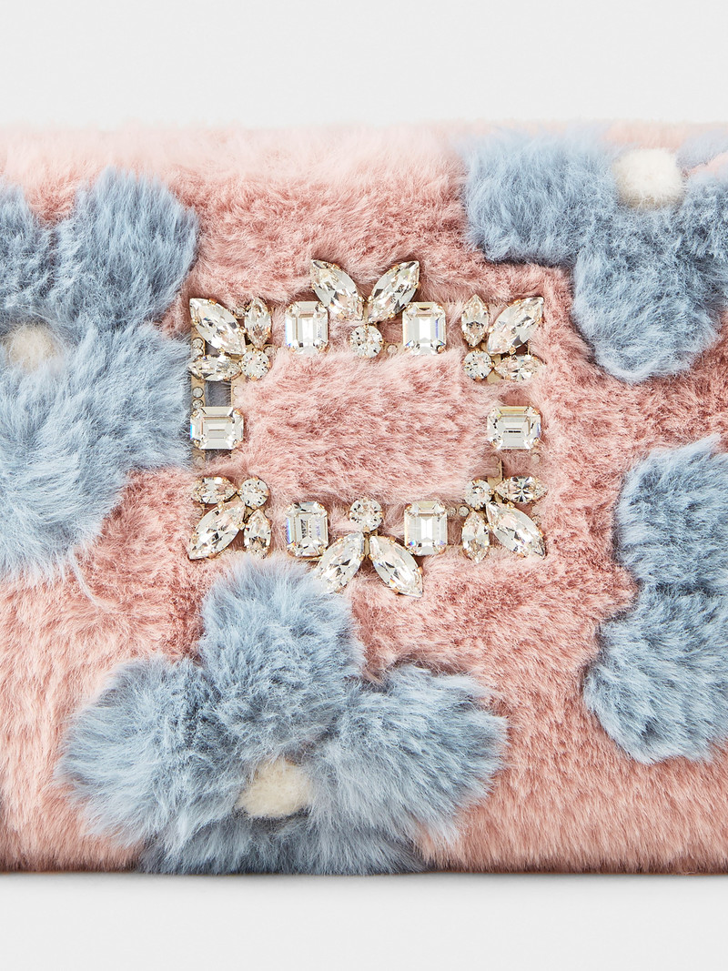 RV Nightlily Winter Blossom Mini Bag in Faux Fur 8