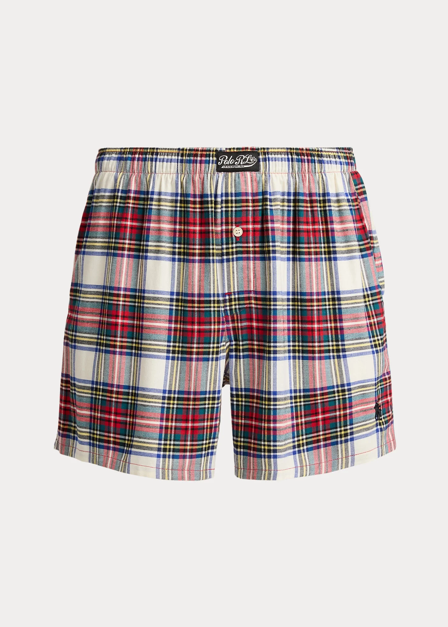Plaid Cotton Flannel Boxer - 1