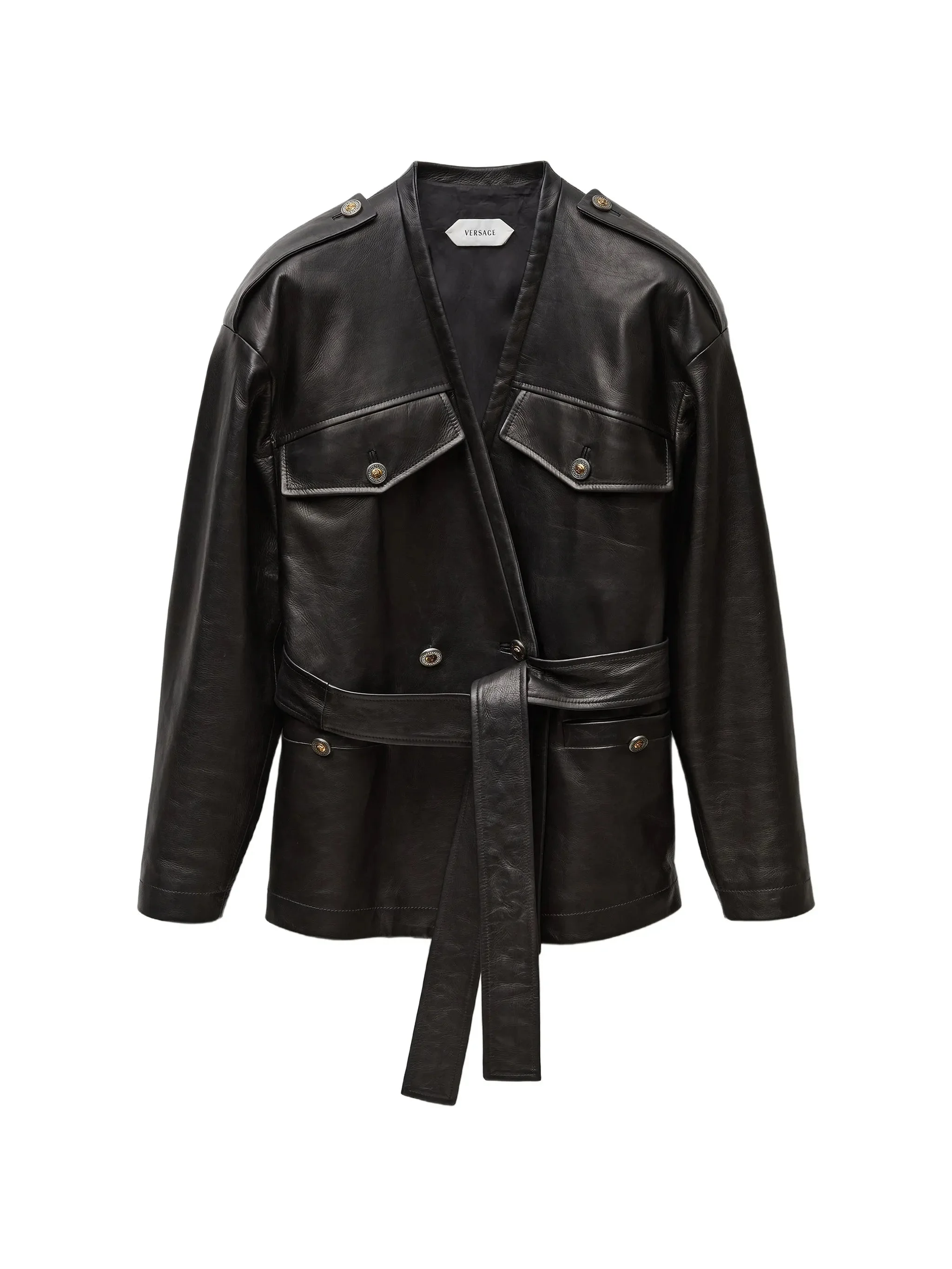 Versace Leather Blouson - 1
