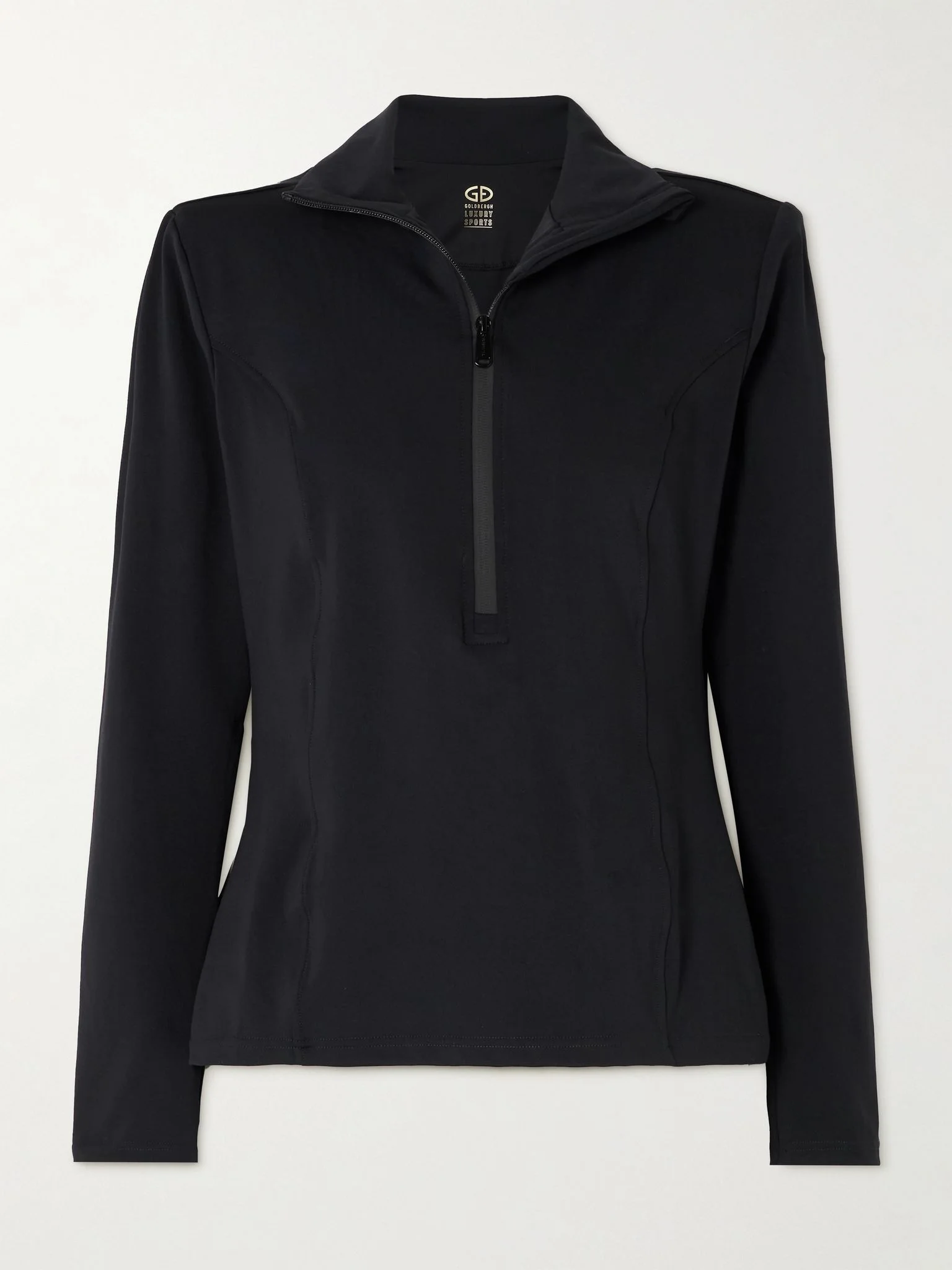 Odette stretch recycled-jersey base layer Black - 1