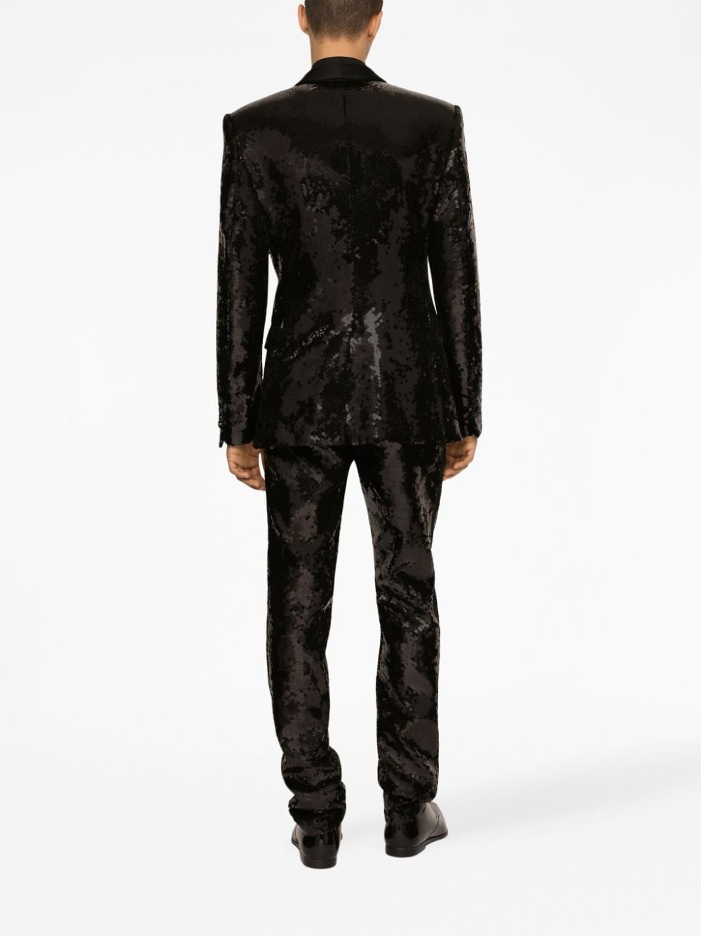 sequin-embellished suit - 3