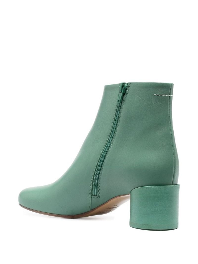 square-toe 45mm ankle boots - 3