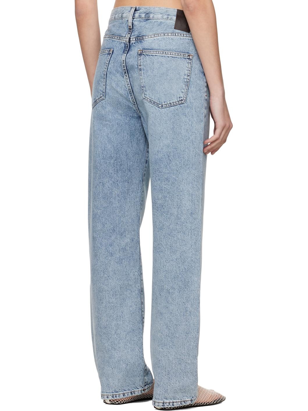 Blue Sofie Relaxed Leg Jeans - 3