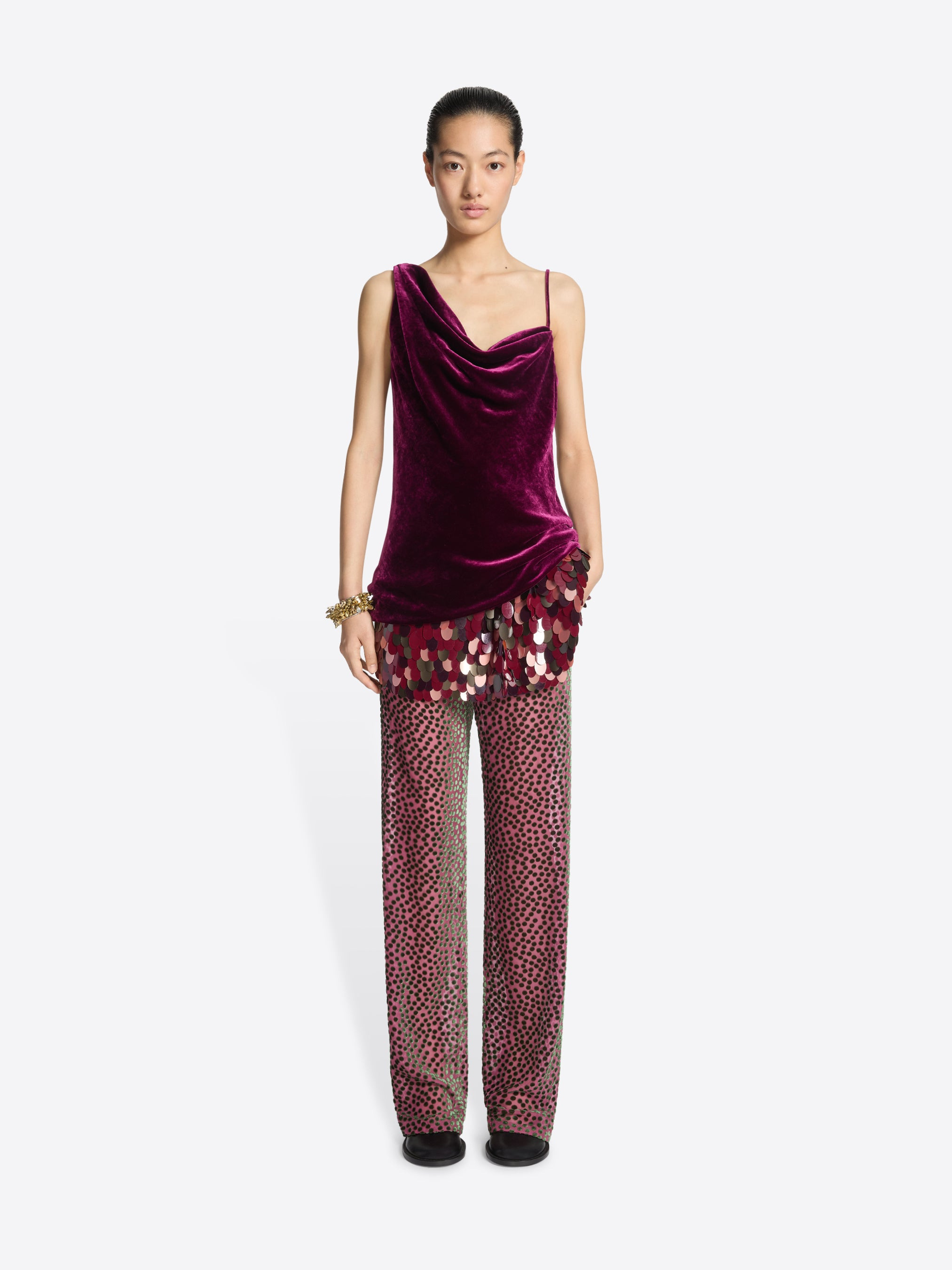 VELVET SLIP TOP - 2