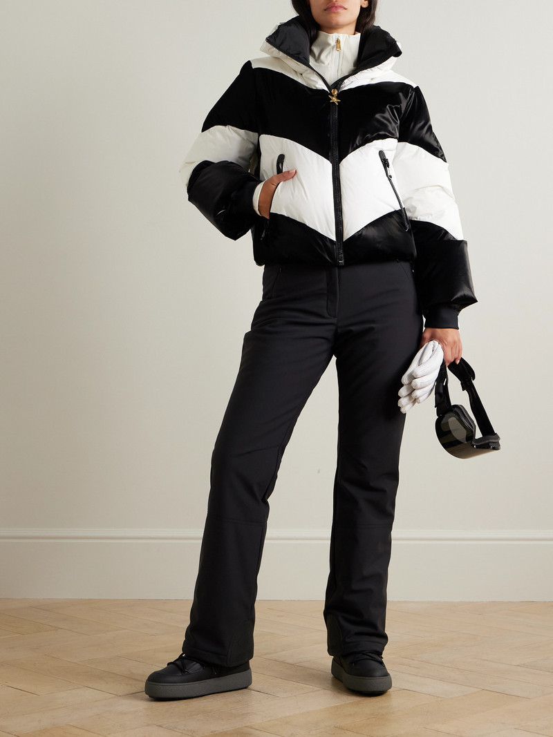 GOLDBERGH Courage Hooded Striped Padded Ski Jacket outlook