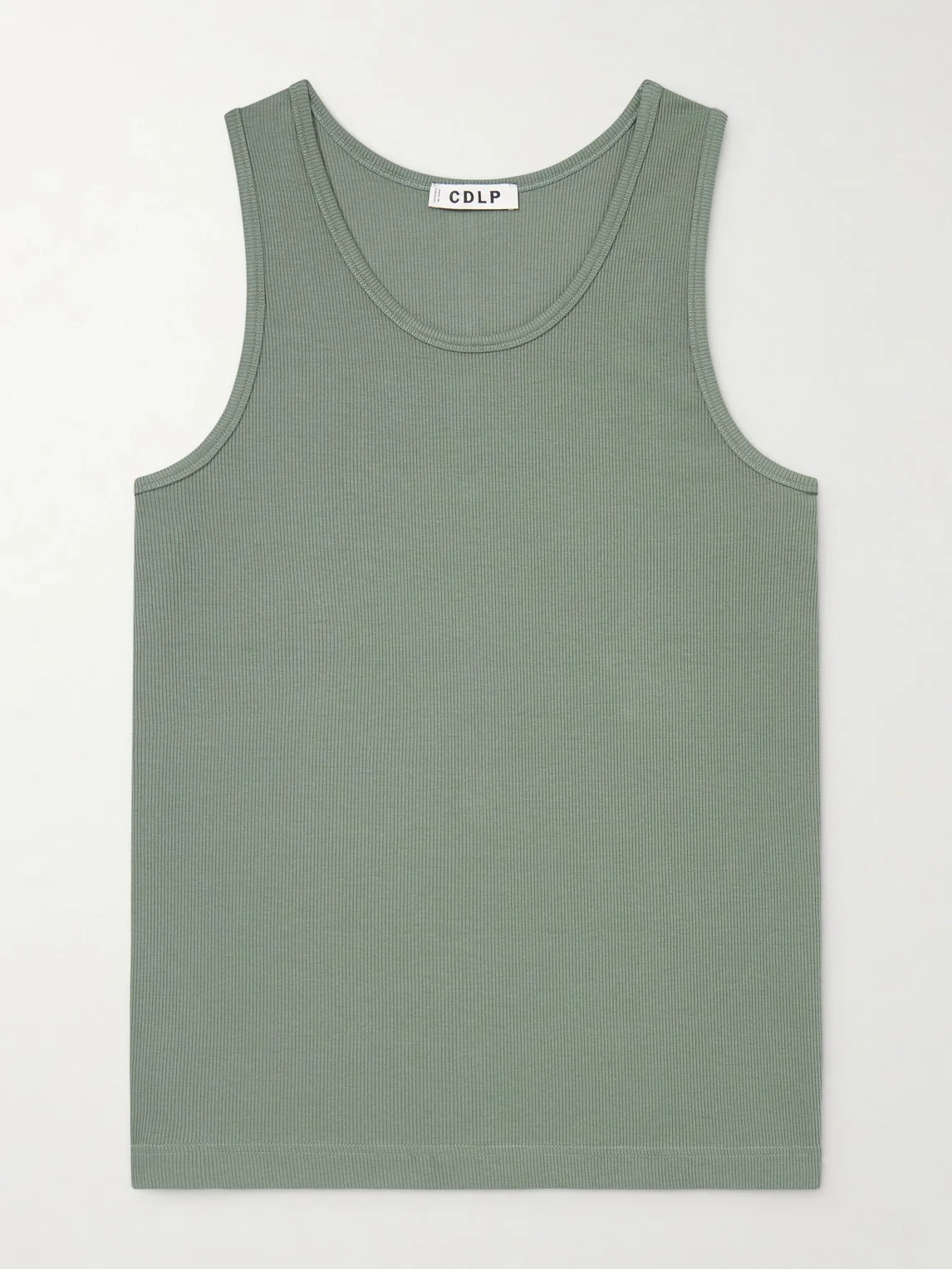 Ribbed Stretch-TENCEL™ Lyocell and Cotton-Blend Jersey Tank Top - 1