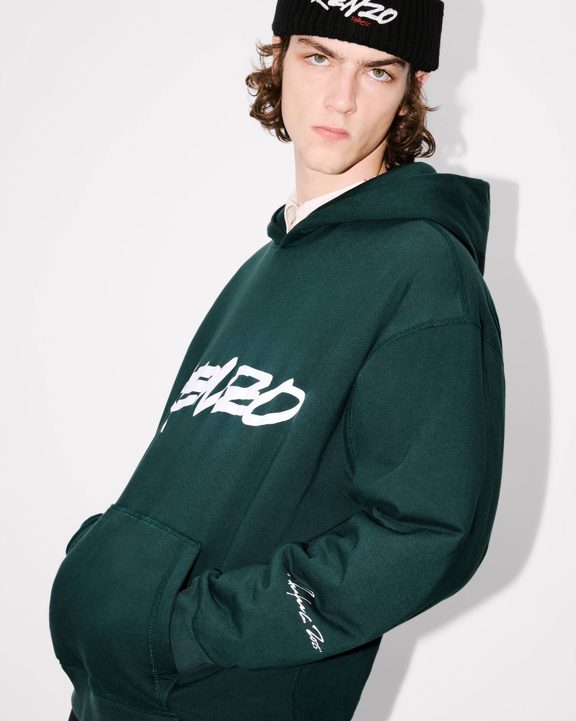 'Kenzo x Futura 2000' padded hoodie in cotton - 6