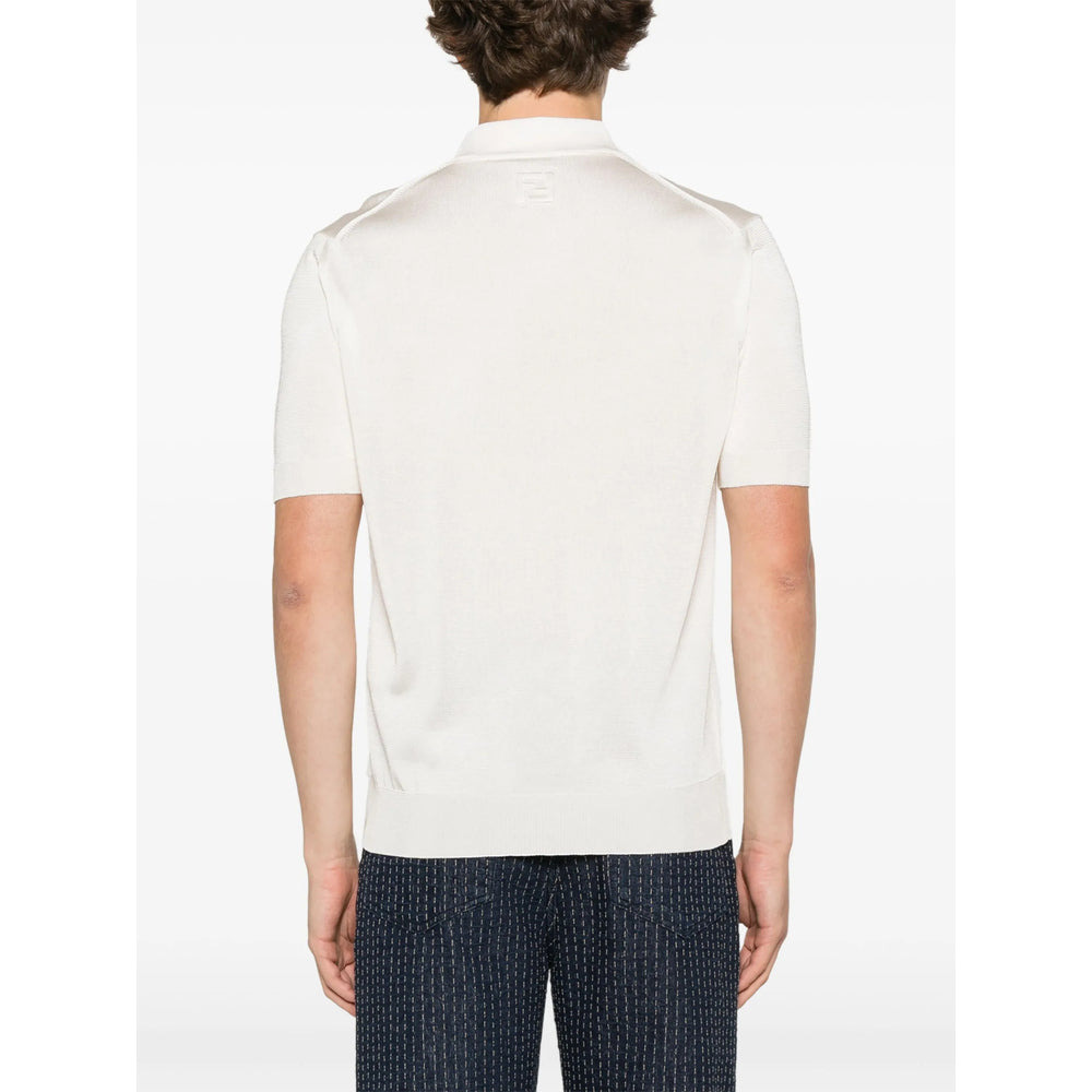 Fendi Neutrals Polo Shirts Men - 3