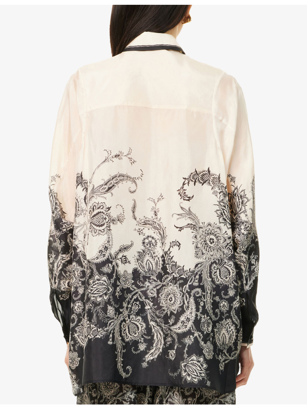 Rhiannon Relaxed-Fit Silk Shirt - 4