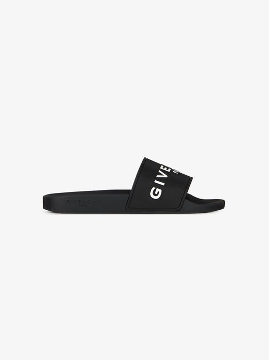 GIVENCHY PARIS FLAT SANDALS IN RUBBER - 1