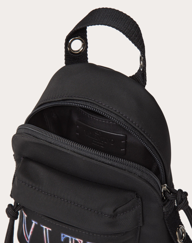 MINI NEON VLTN BACKPACK IN NYLON 4
