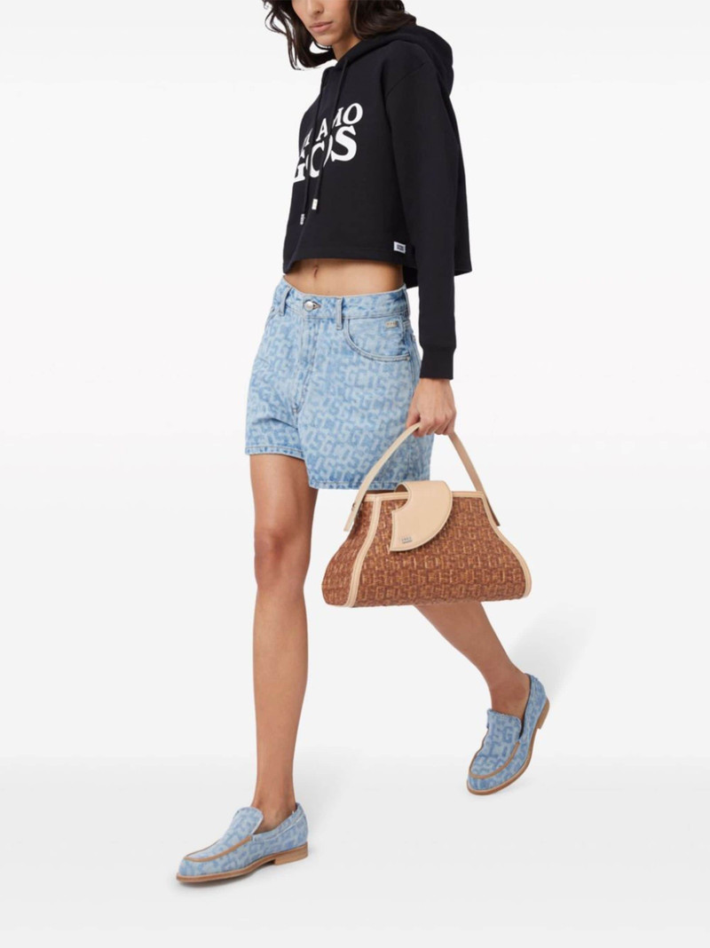 GCDS Ti Amo cropped hoodie outlook