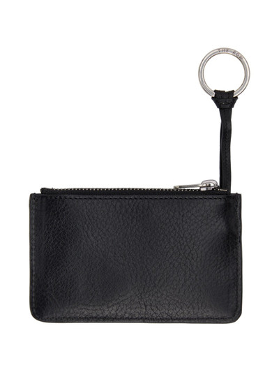 The Row Black Zipped Keychain Wallet outlook