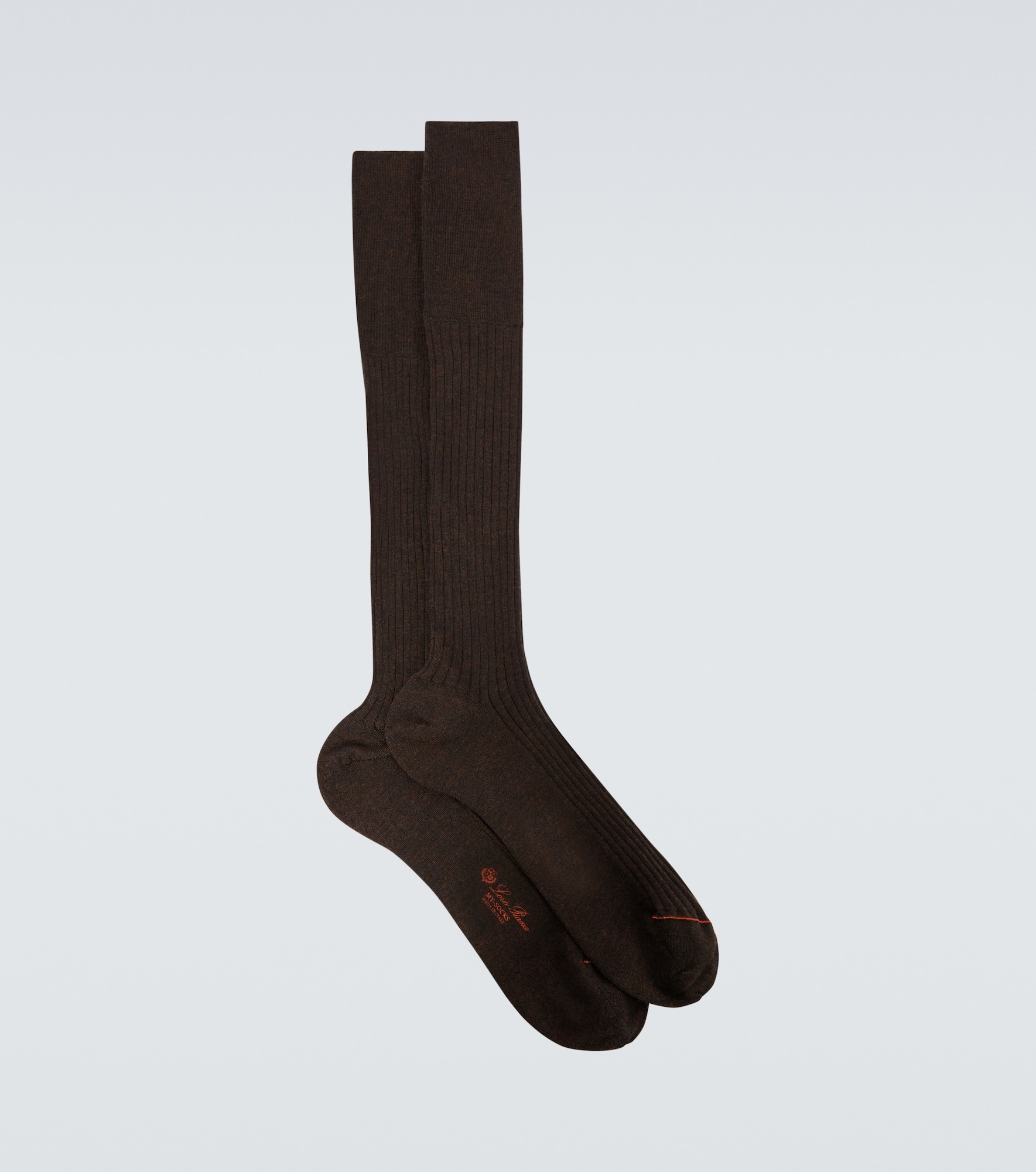 Cashmere and silk-blend socks - 1
